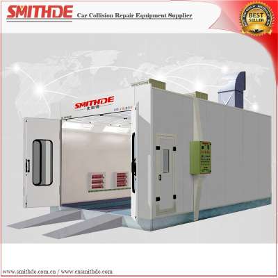 China Smithde SM-260 spray painting booth Automatic Downdraft Paint Booth customer design CE certified