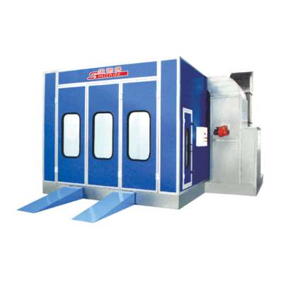 Popular Smithde S-58 baking booths for sale Diesel burner painting booth body shop spray booth with CE